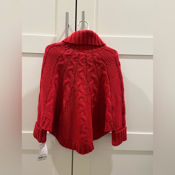 Carter's size 4T sweater shawl, NWT - Picture 8 of 9
